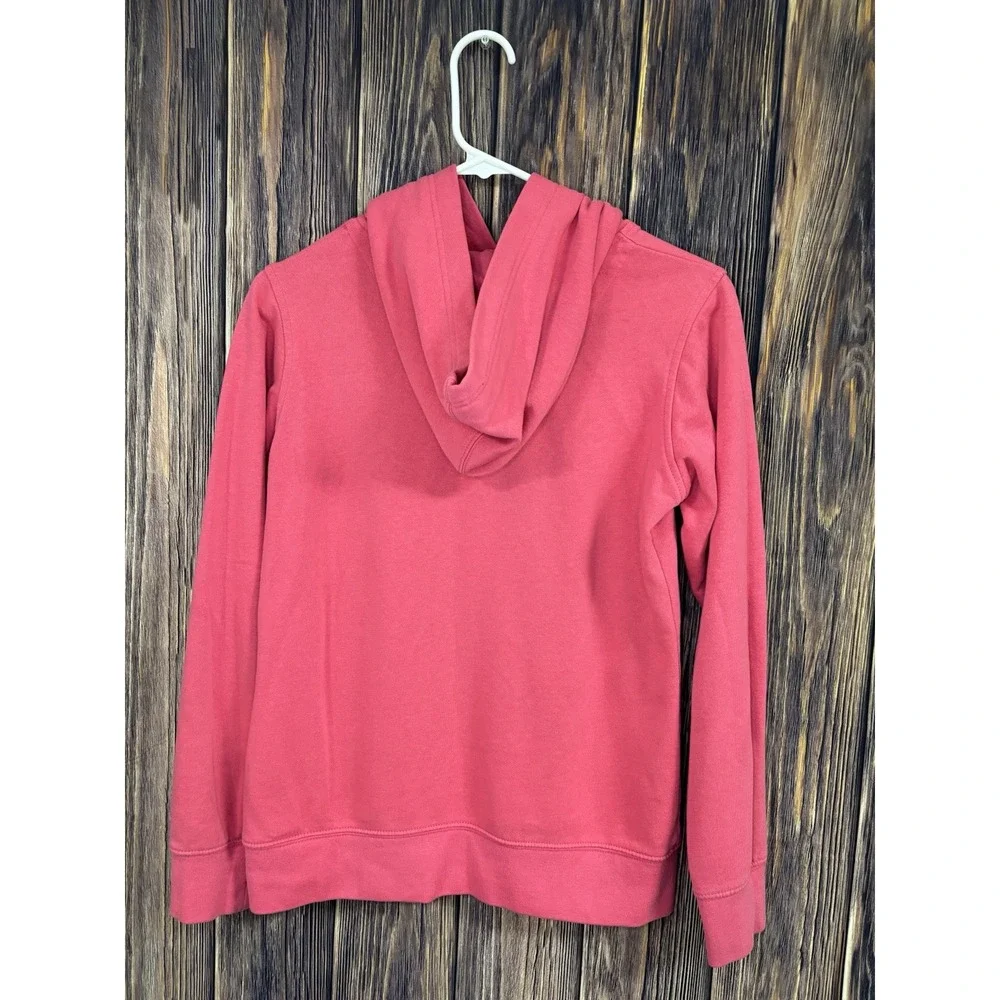Converse Pullover Hoodie Youth XL Hot Pink Hooded Sweater Long Sleeve Graphic